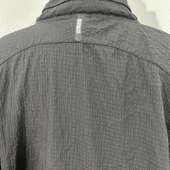 Gymshark Jacket Mens Large Black Speed Evolve Windbreaker Packs Away Hoodie - Picture 6 of 16